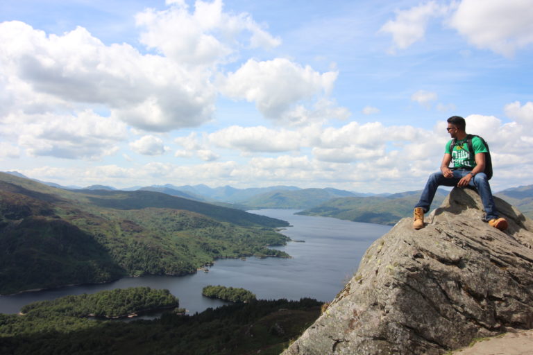 Overlooking Loch Lomond From the top of Ben A'an Hill