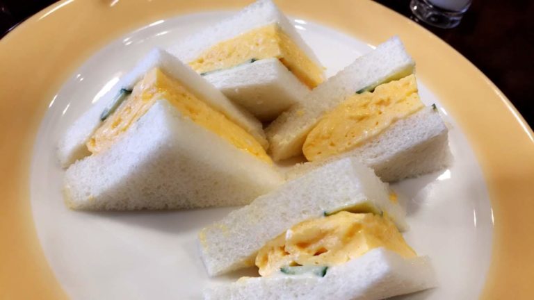 Fluffy Tamagoyaki eggs in Japan Kyoto