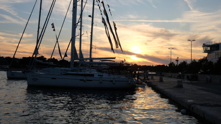 Supear Sunset with Yachts