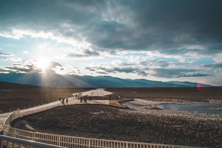 Sunset over Bad Water Basin